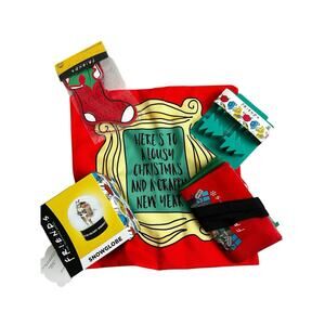 Friends TV Show Culture Fly Holiday Gift Box Snow Globe Gift Bag Xmas Tree Molds